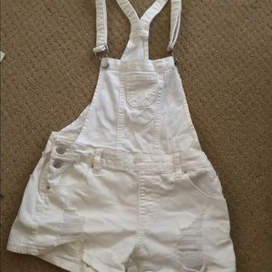 White Overalls Size S